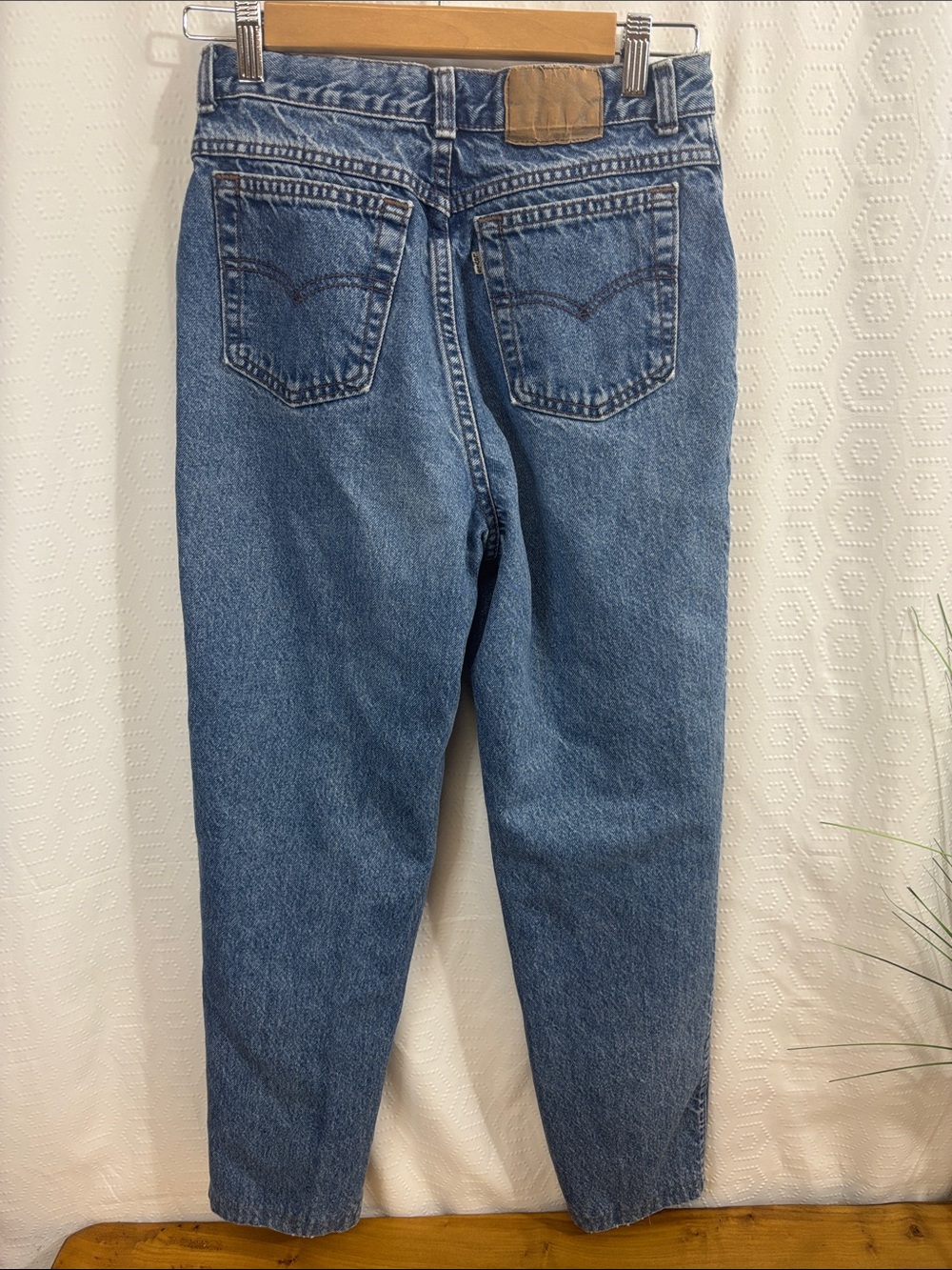 Vintage Levis 902 High Rise USA silver tab Tapered Leg Mom Jeans S 25/26 - Picture 7 of 8
